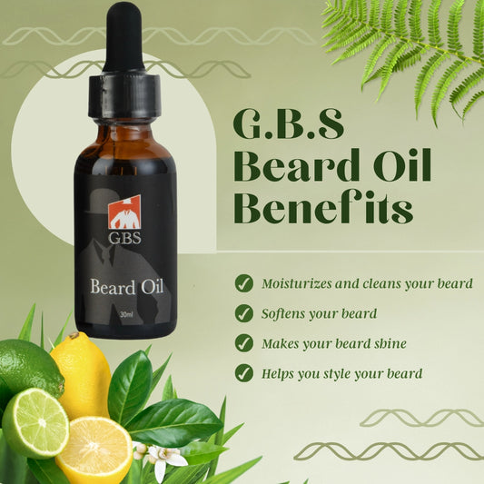 Gbs Beard Oil with Jojoba + Grapeseed Oil