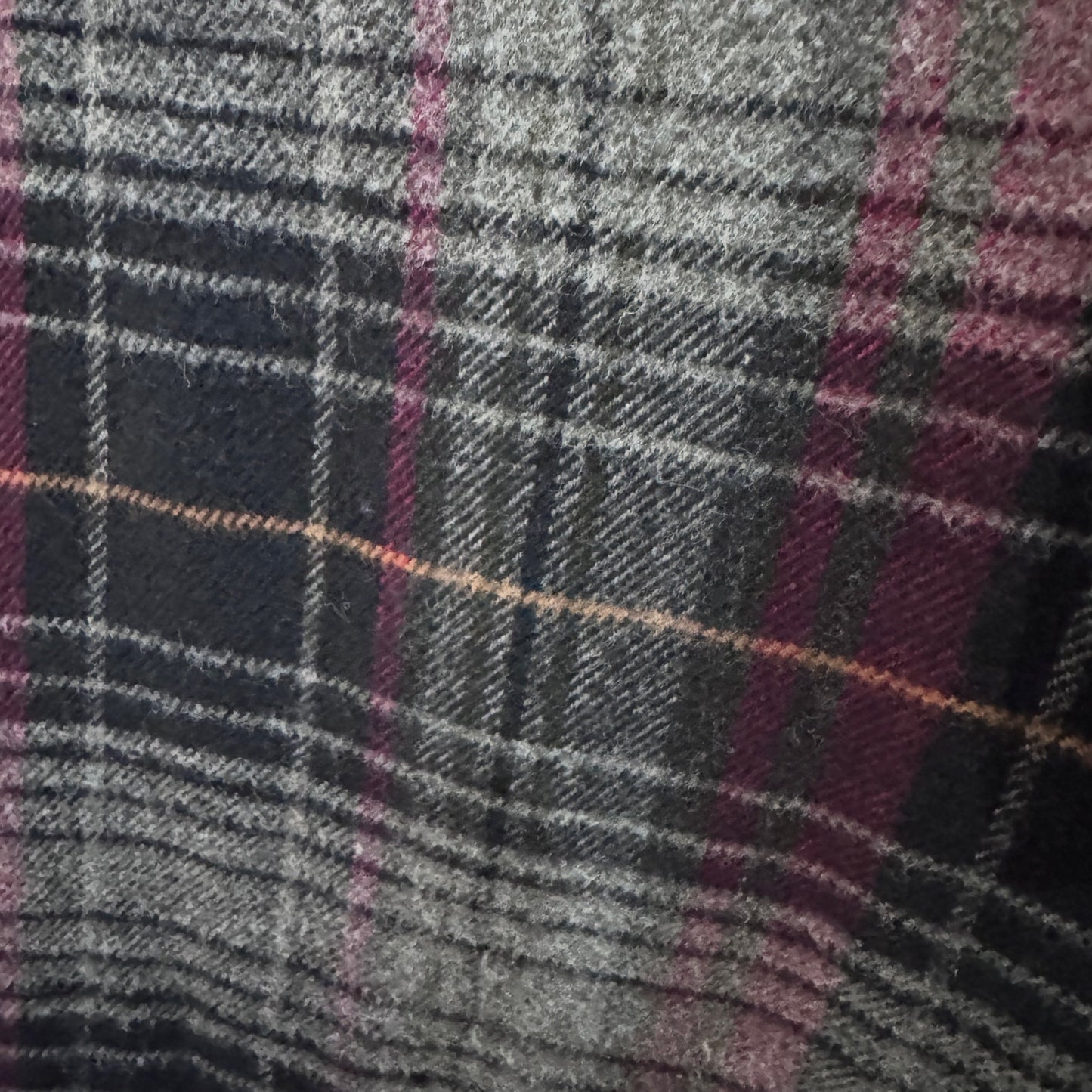 Vintage 1990s Polo by Ralph Lauren Flannel Cotton Soft Heavy M Gray Purple Men's