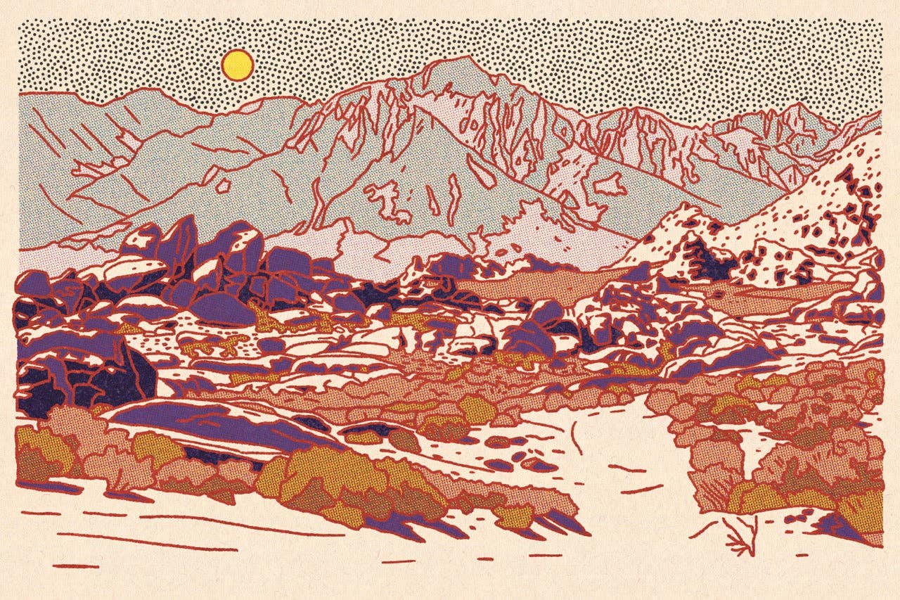 Blue Mountain Print