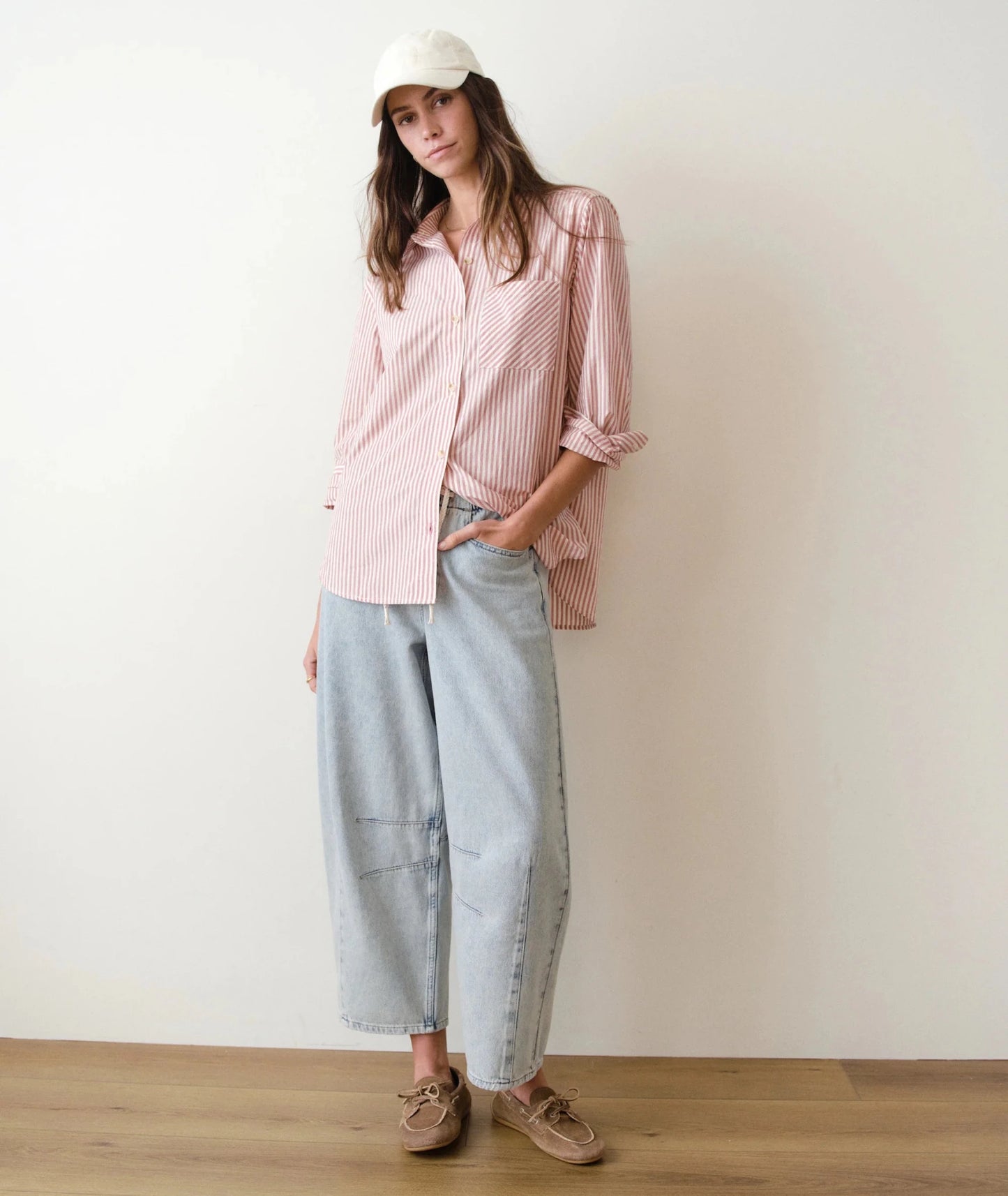 Ella Barrel Leg Pant - MST GoodsMarine Layer
