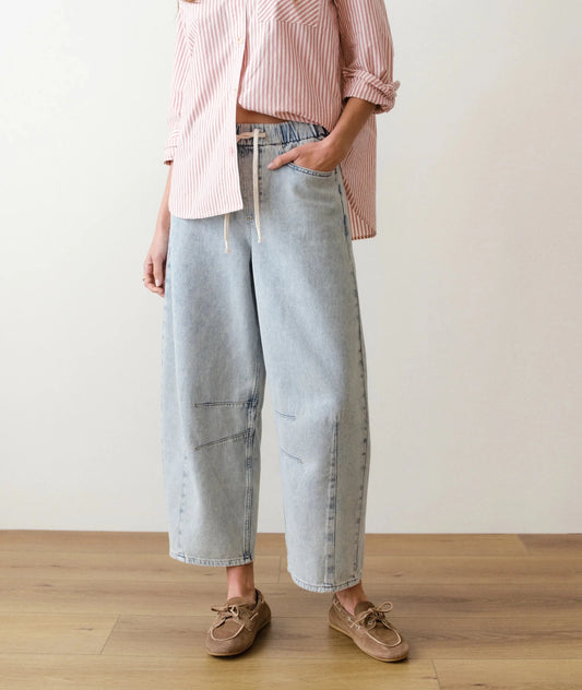 Ella Barrel Leg Pant - MST GoodsMarine Layer