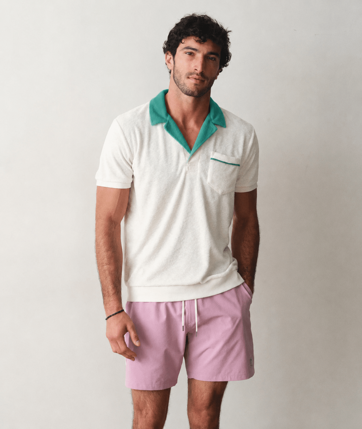 Emilio Vintage Terry Polo - MST GoodsPoloMarine Layer