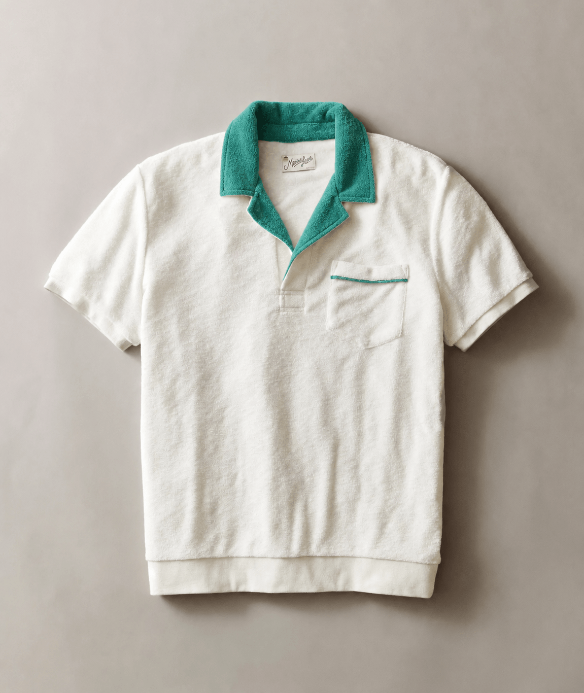 Emilio Vintage Terry Polo - MST GoodsPoloMarine Layer