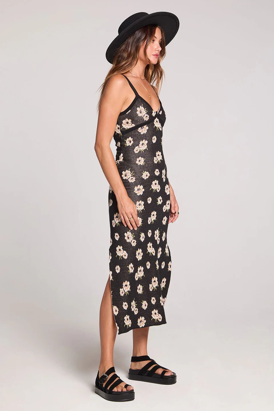 Enrine Floral Midi Dress - MST GoodsSaltwater Luxe
