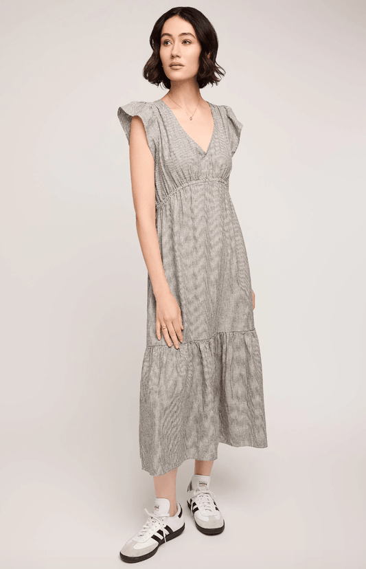 Eris Linen Midi Dress - MST GoodsGentle Fawn