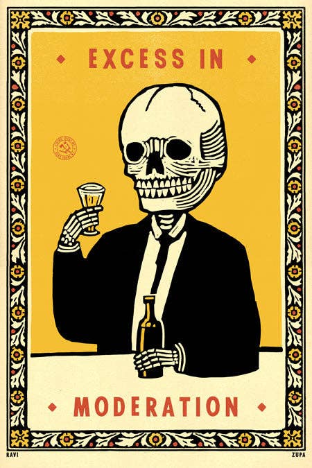 Excess in Moderation Print - MST GoodsArt PrintRavi Zupa Arts