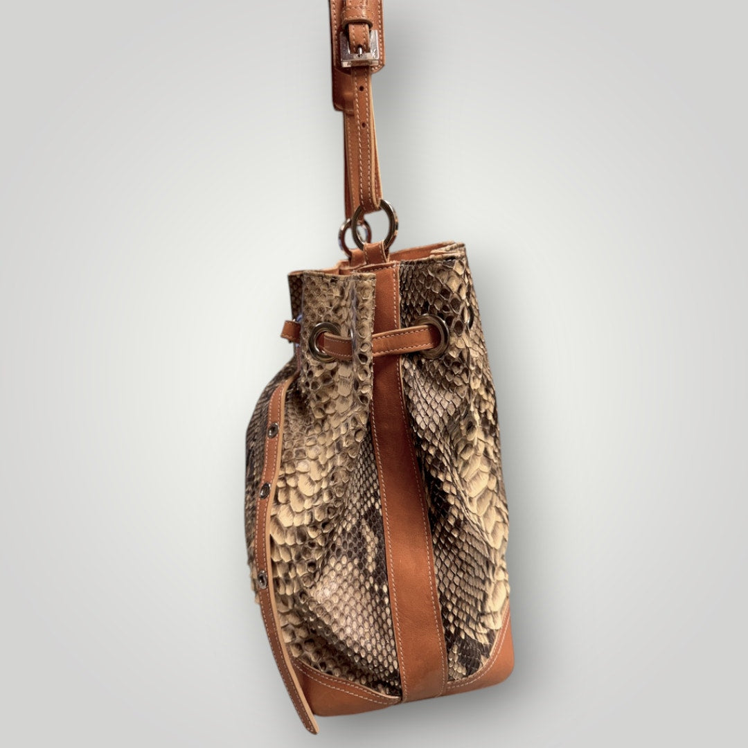 PRINCESS BEA AUERSPERG Genuine Snakeskin and Leather Bag Leather Lined