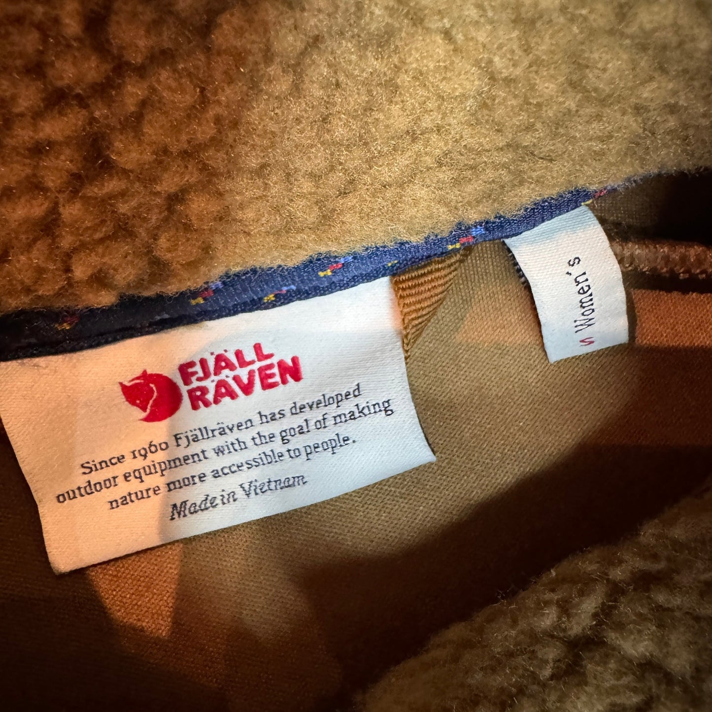 FjallRaven Vardag Pile Fleece Women's S Buckwheat Brown