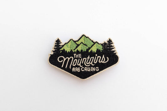The Mountains Are Calling |  Embroidered Patch