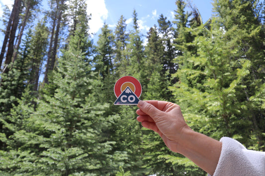 Colorado Mountain - Vinyl Sticker