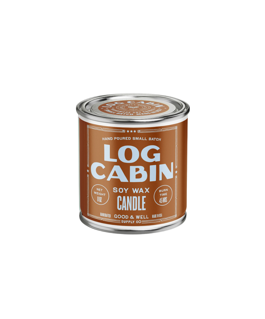 Log Cabin Soy Candle - Happy Place Collection
