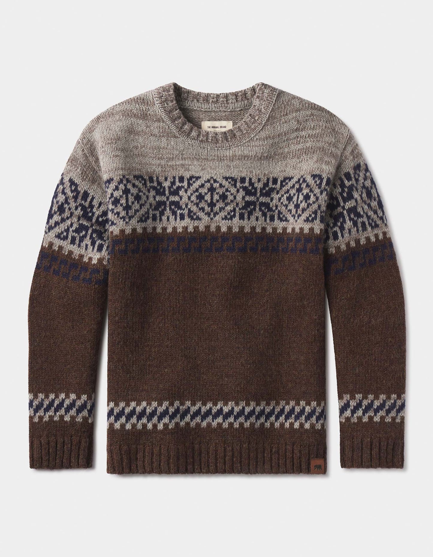 Fair Isle Crew Sweater - MST GoodsThe Normal Brand