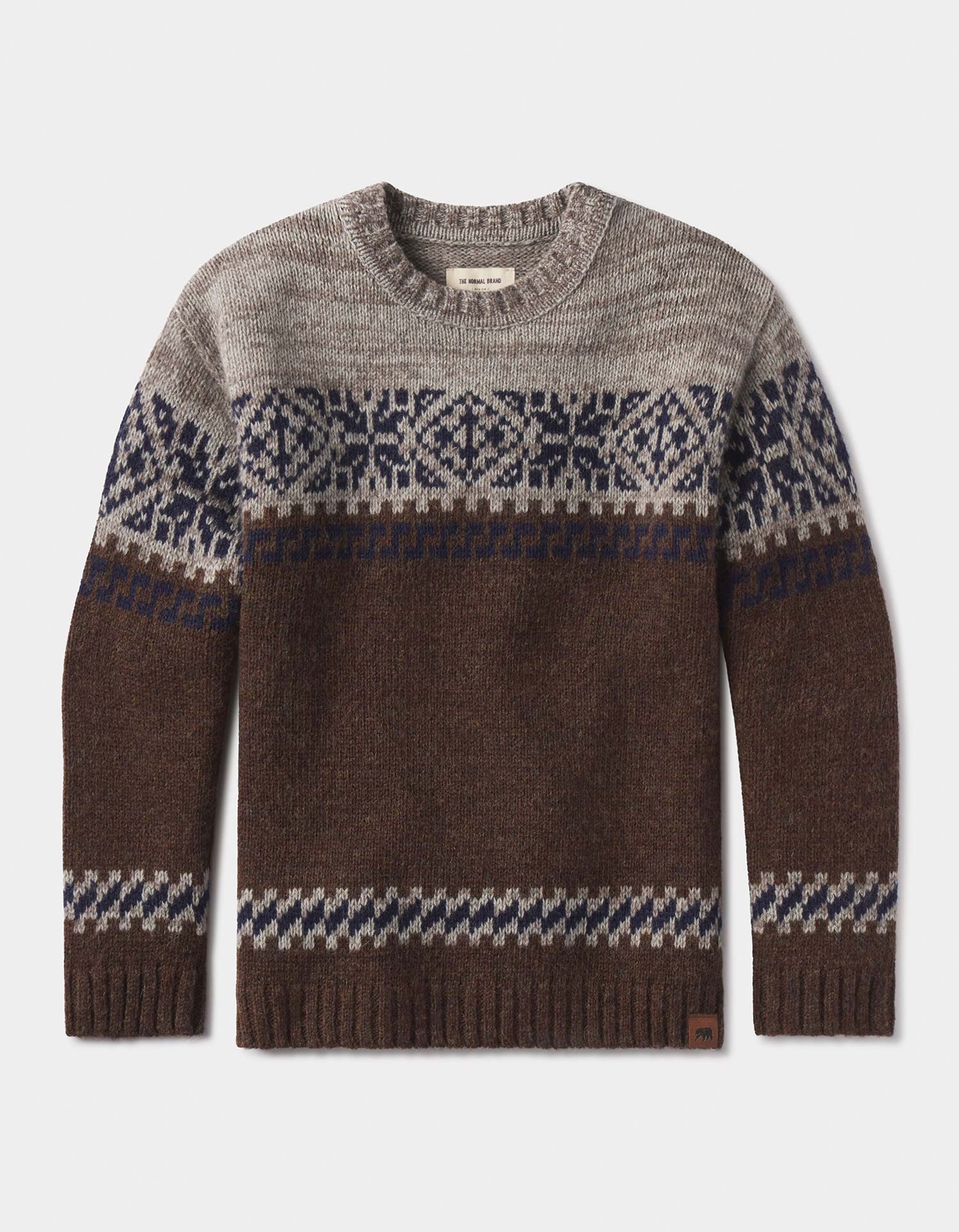 Fair Isle Crew Sweater - MST GoodsThe Normal Brand