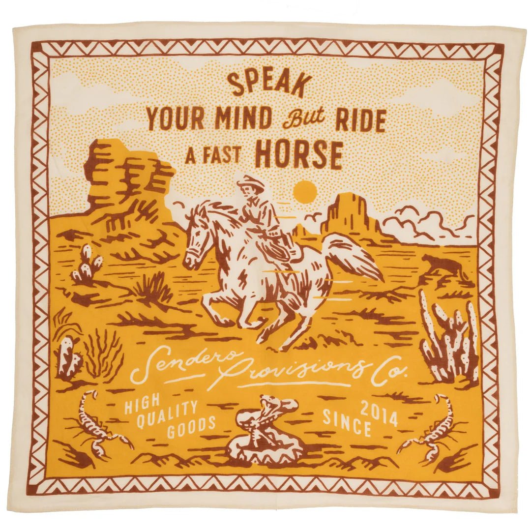 Fast Horse Bandana - MST GoodsBandanasSendero Provisions Company