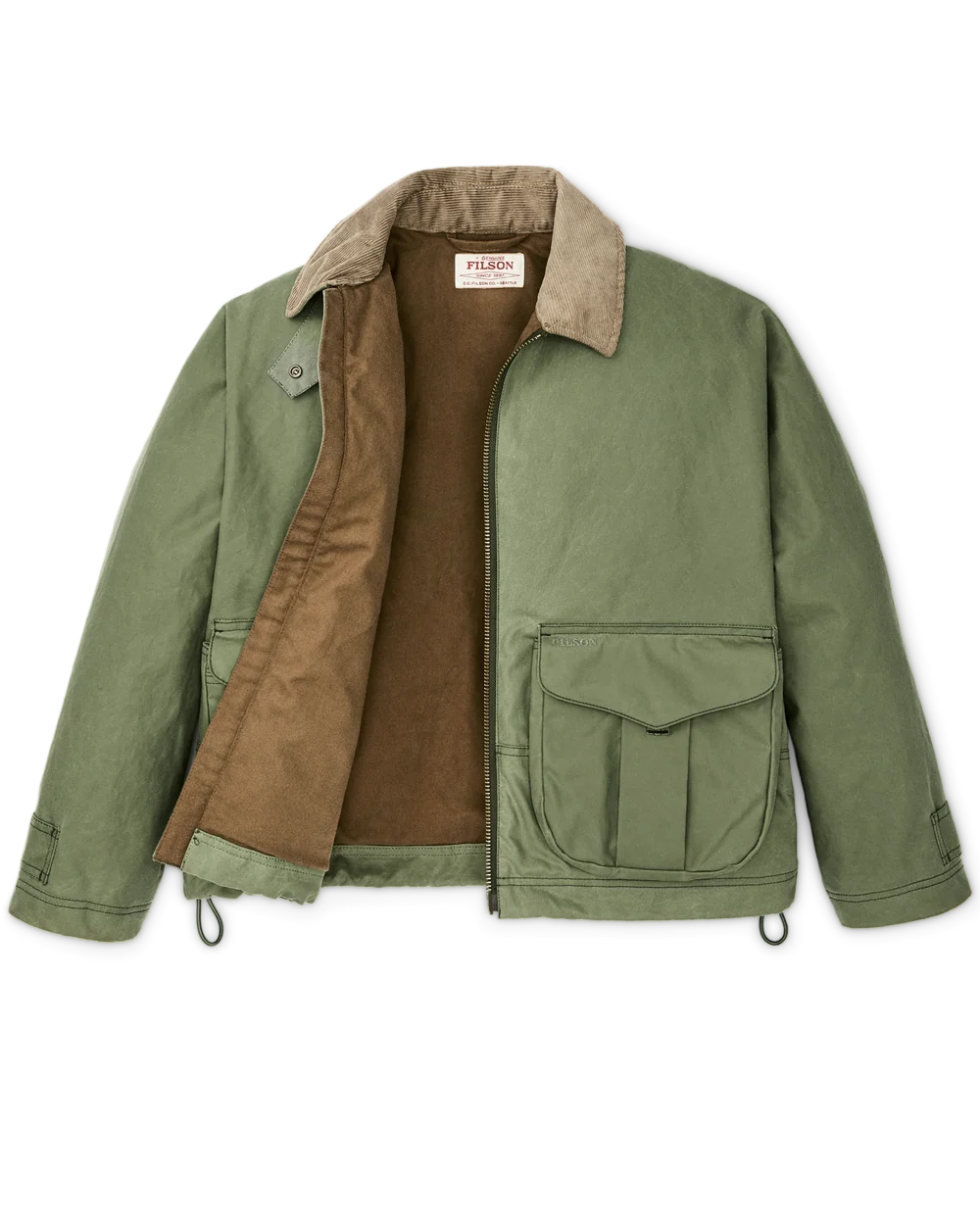 Women's Shelter Cloth Short Work Jacket - Sage Olive
