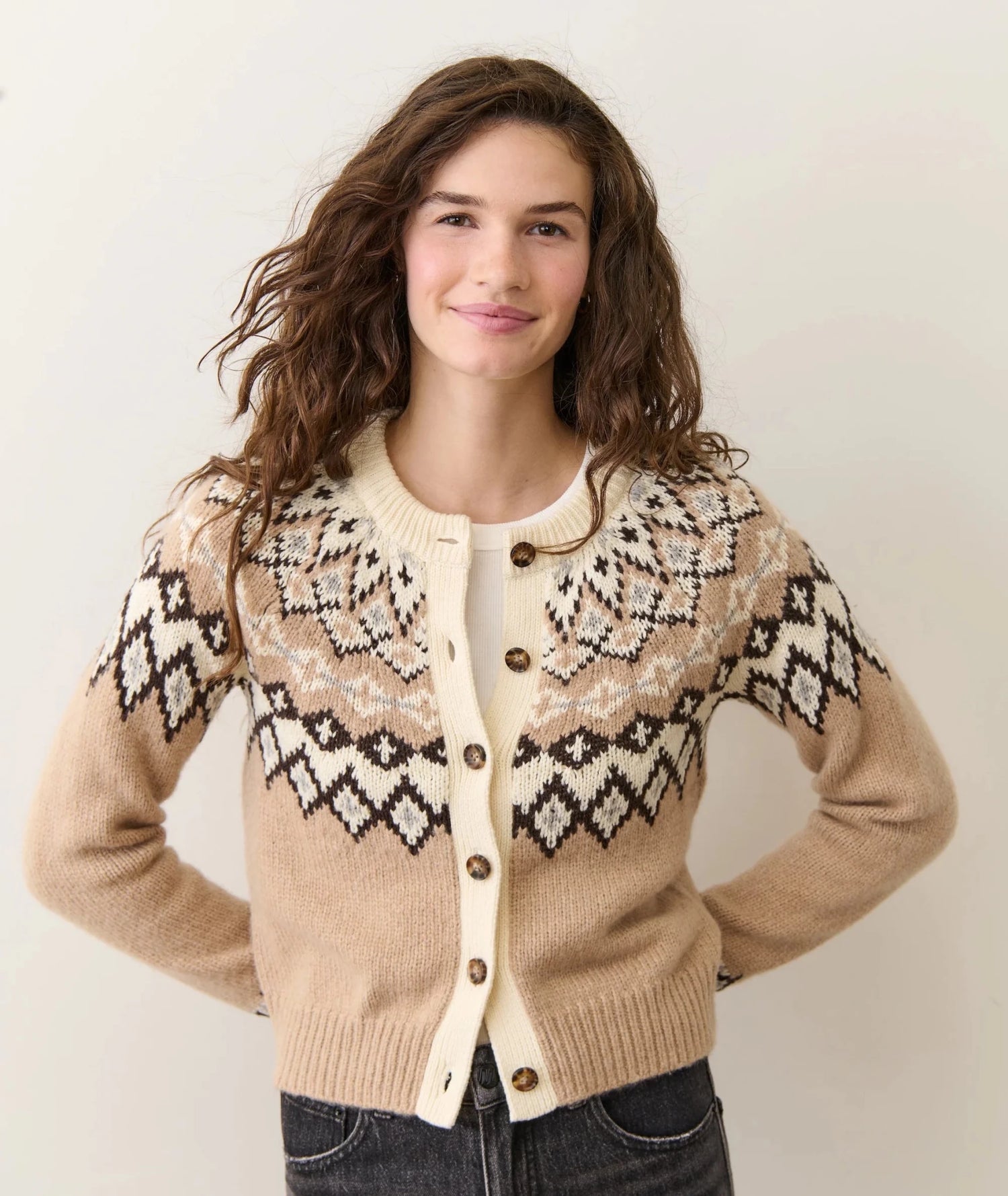 Fiorella Fair Isle Sweater - MST GoodsMarine Layer