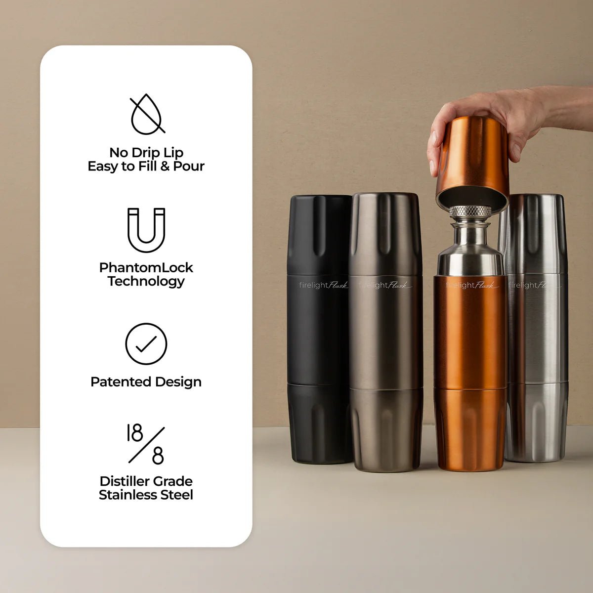 Firelight Flask 750ml - MST Goods750ml FlaskHigh Camp Flasks