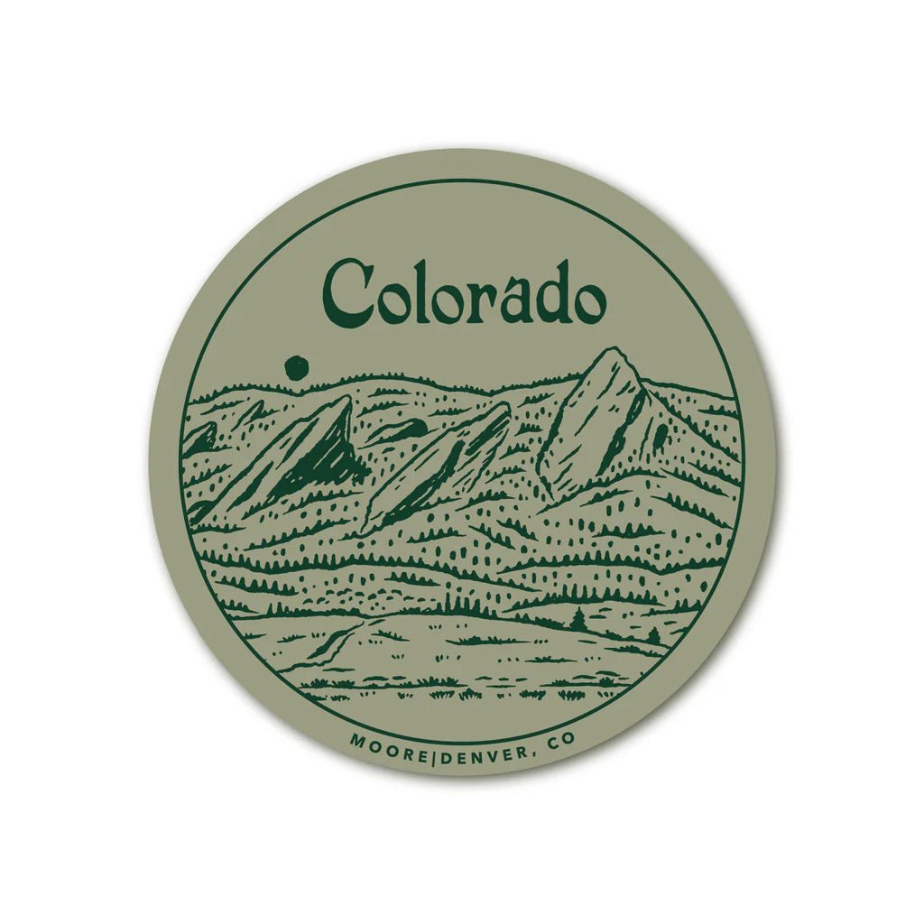 Flatirons Sticker - MST GoodsMoore Collection
