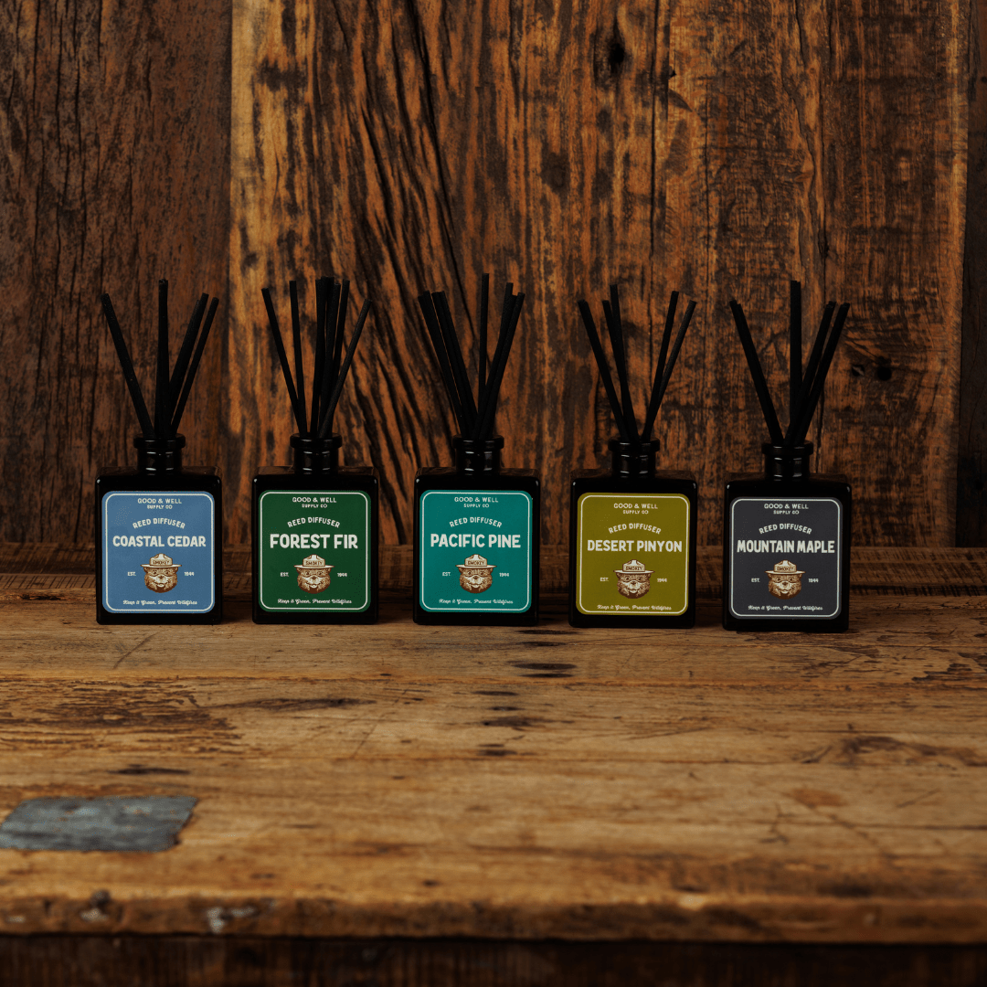 Forest Fir Smokey Bear Reed Diffuser - MST GoodsGood & Well Supply Co.