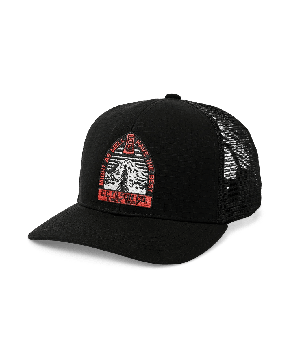 Forestry Graphic Logger Mesh Cap in Faded Black - MST GoodsFilson