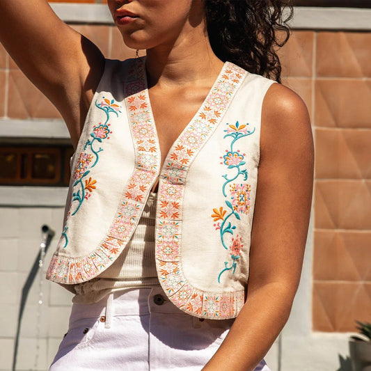 Frontier Embroidered Vest - MST GoodsSendero Provisions Company