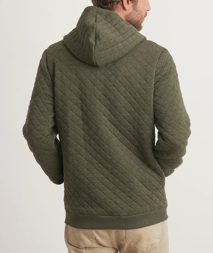 Corbet Quilted Full Zip Hoodie