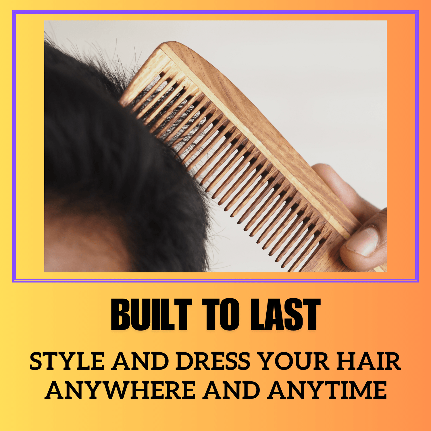 G.B.S Handmade Folding Wooden Hair & Beard Comb - MST GoodsGENTS FINE GROOMING PRODUCTS