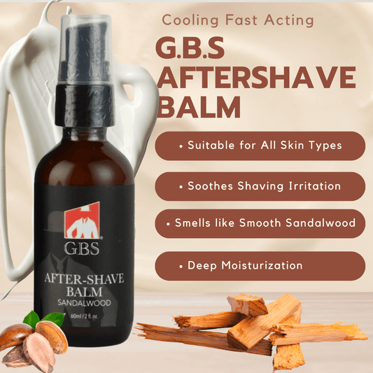 GBS Sandalwood Aftershave Balm 2 oz - MST GoodsGENTS FINE GROOMING PRODUCTS