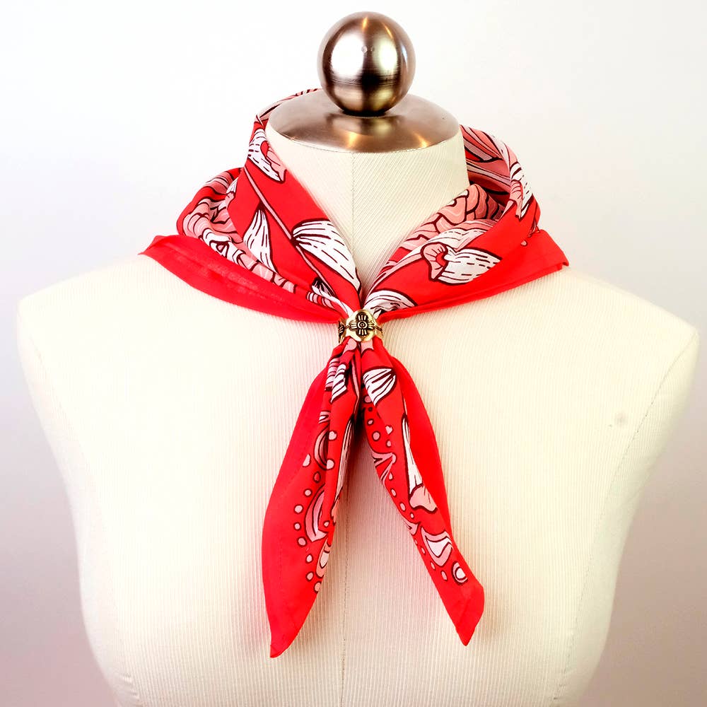 Gladys Brass Bandana Slide Ring - MST GoodsHandker Bandanas