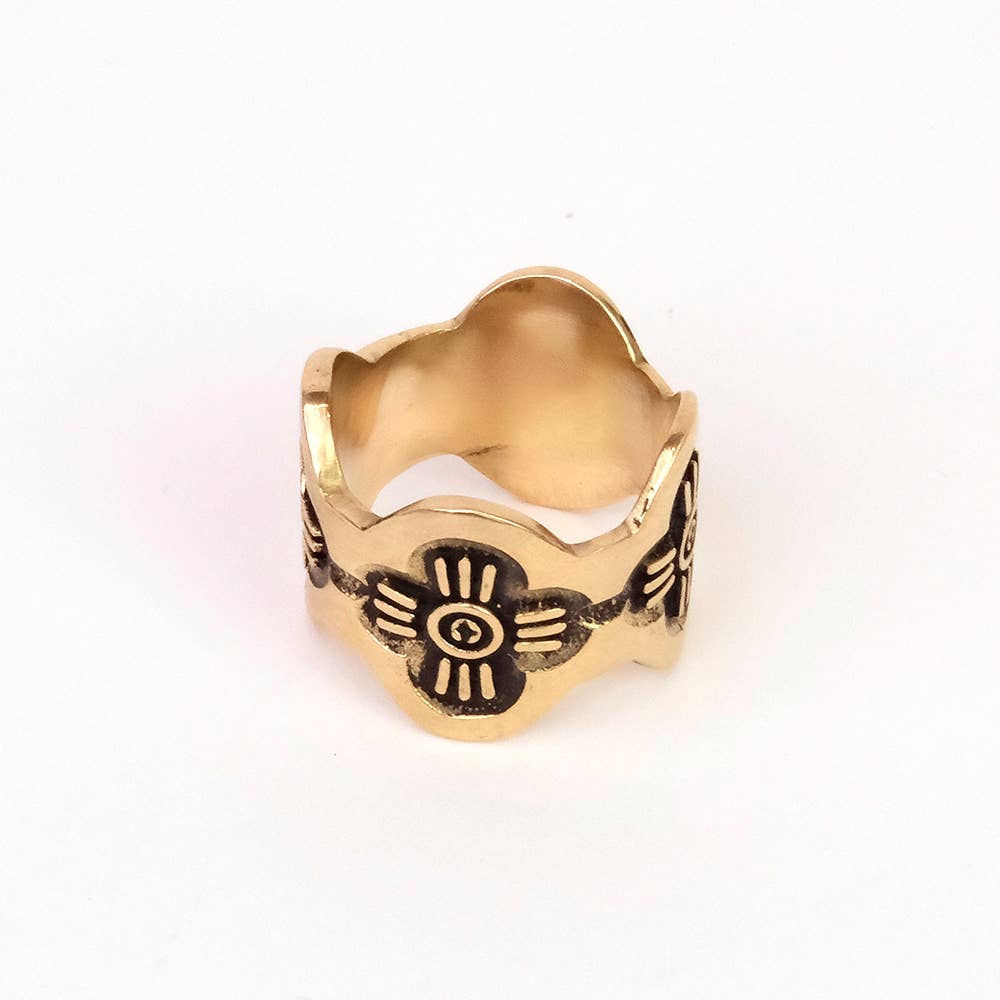 Gladys Brass Bandana Slide Ring - MST GoodsHandker Bandanas
