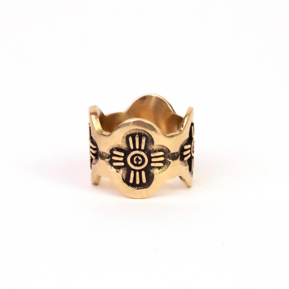 Gladys Brass Bandana Slide Ring - MST GoodsHandker Bandanas