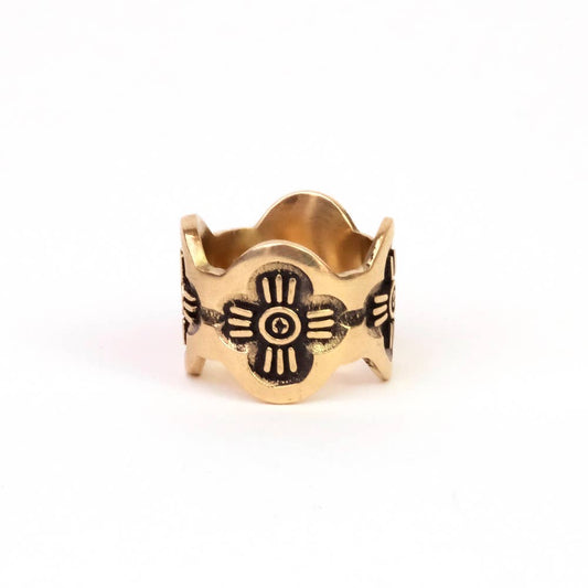 Gladys Brass Bandana Slide Ring - MST GoodsHandker Bandanas