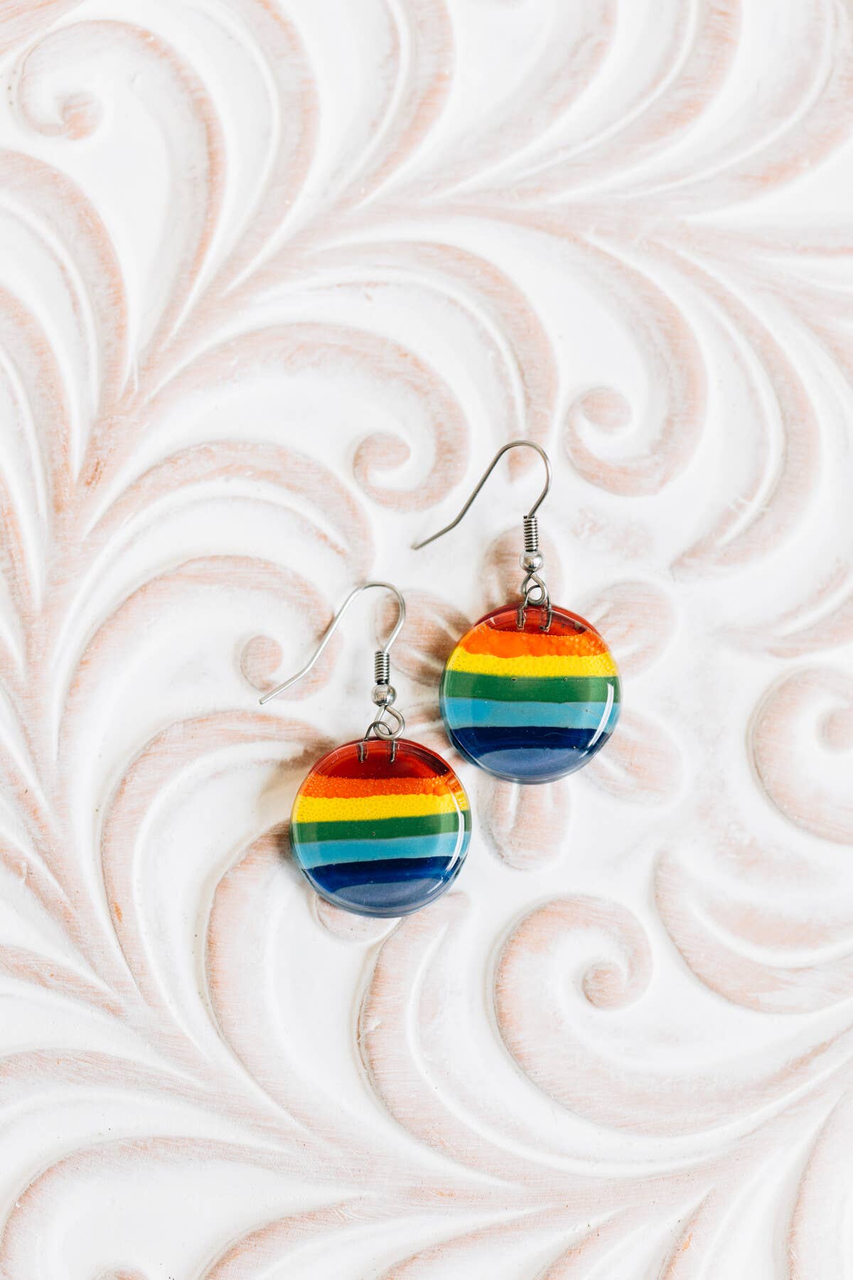 Glass Rainbow Earrings - MST GoodsEarringsTen Thousand Villages