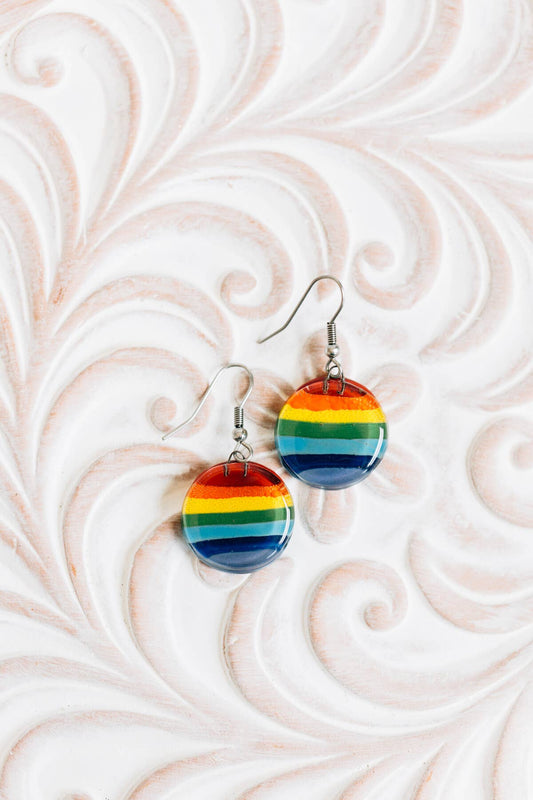 Glass Rainbow Earrings - MST GoodsEarringsTen Thousand Villages