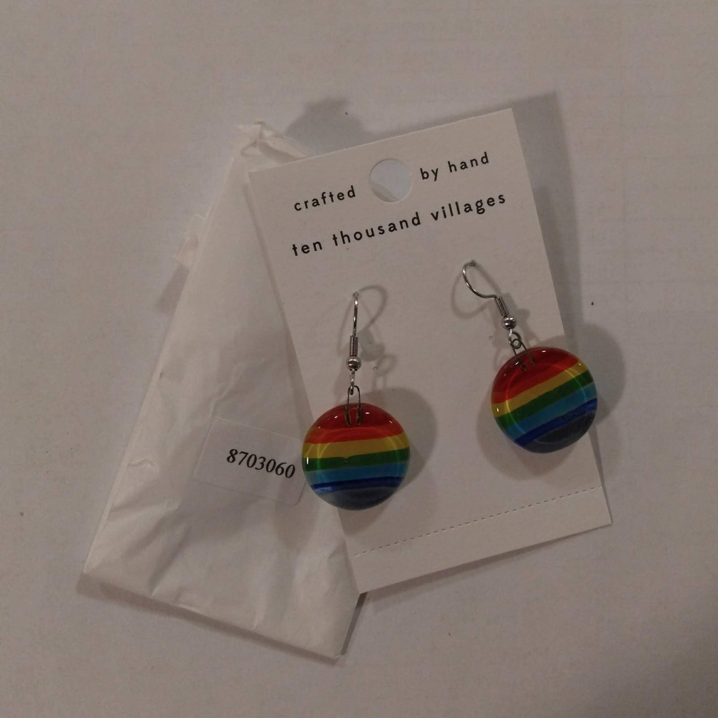 Glass Rainbow Earrings - MST GoodsEarringsTen Thousand Villages