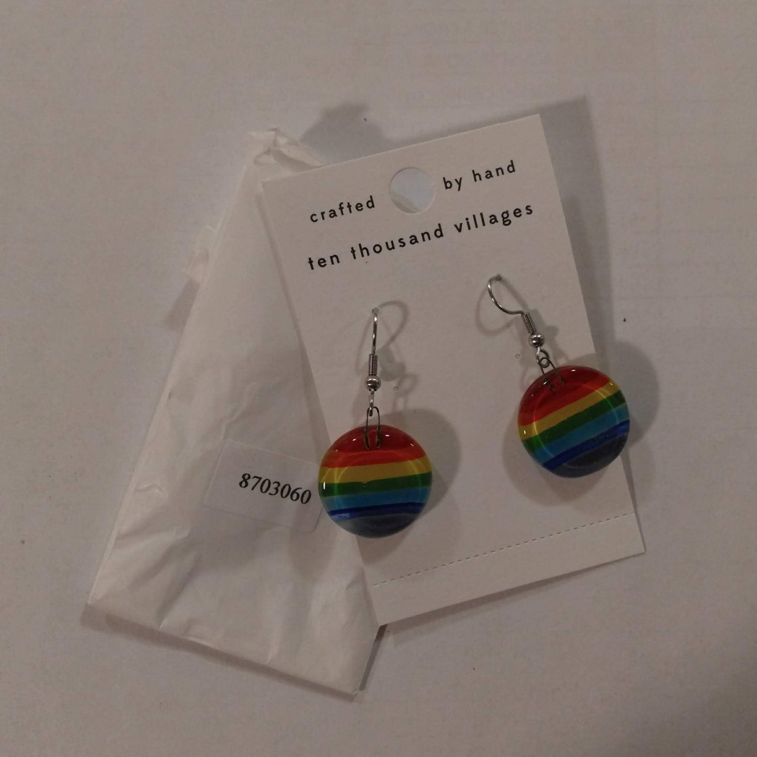 Glass Rainbow Earrings - MST GoodsEarringsTen Thousand Villages