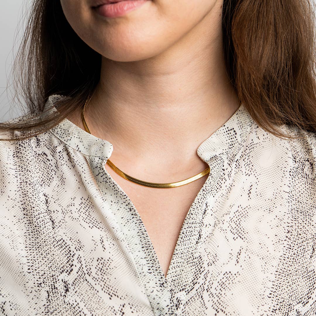 Gold Herringbone Chain - MST GoodsOrnamental Things