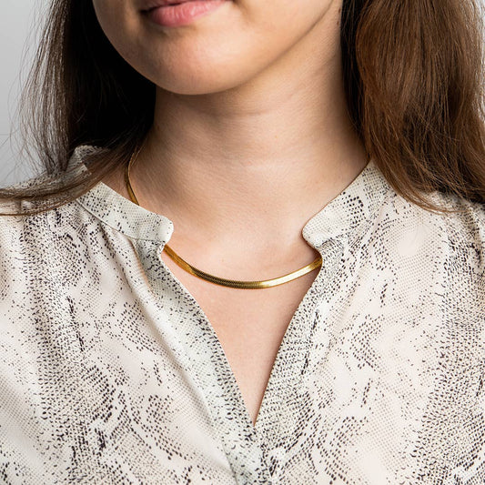Gold Herringbone Chain - MST GoodsOrnamental Things