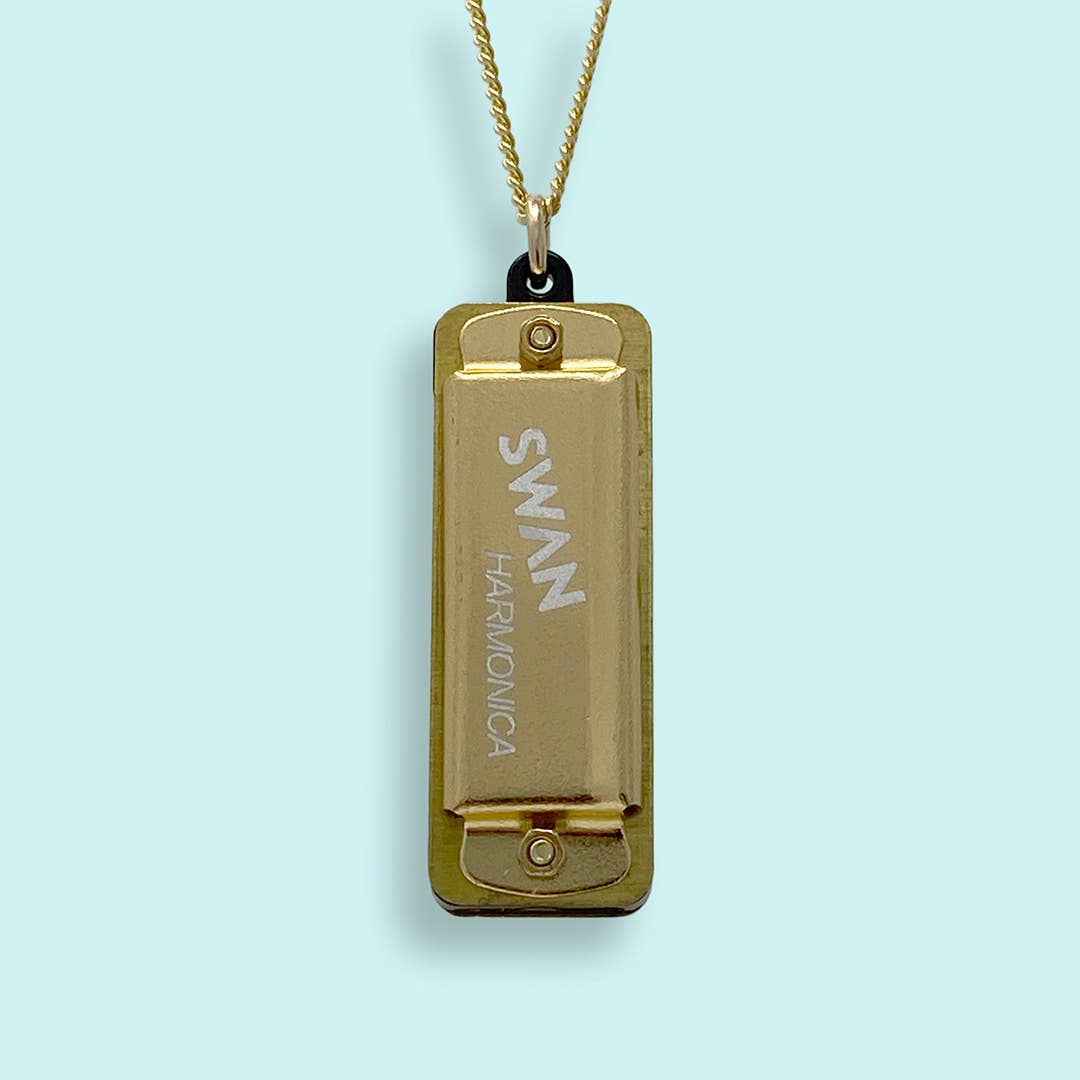 Golden Harmonica Necklace - MST GoodsOrnamental Things