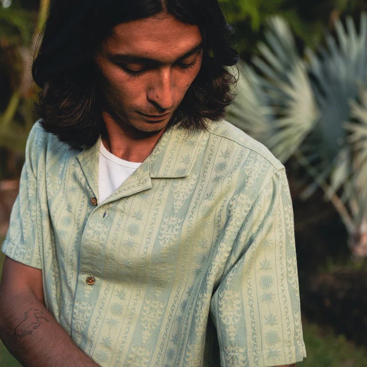 Gonzo Camp Collar Short Sleeve Button Up Shirt - MST GoodsRoark