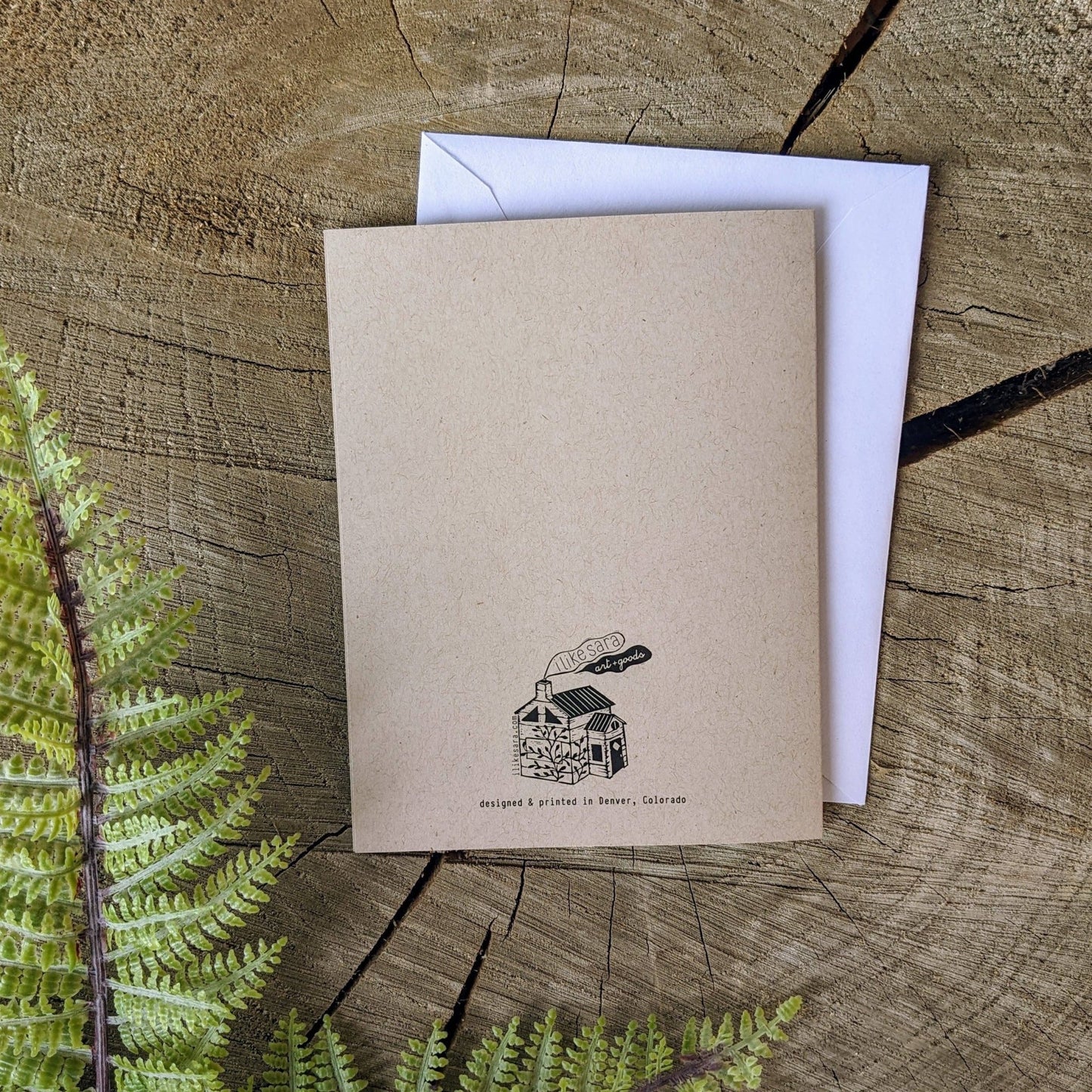 Greeting card | good luck rabbit foot - MST Goodsilikesara | art + goods