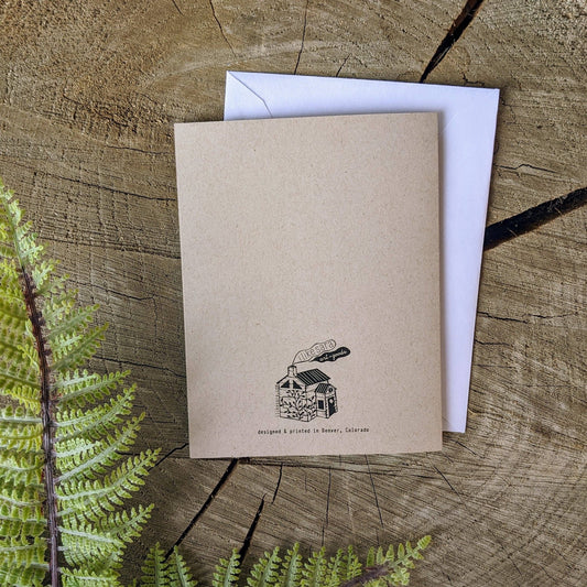 Greeting card | good luck rabbit foot - MST Goodsilikesara | art + goods