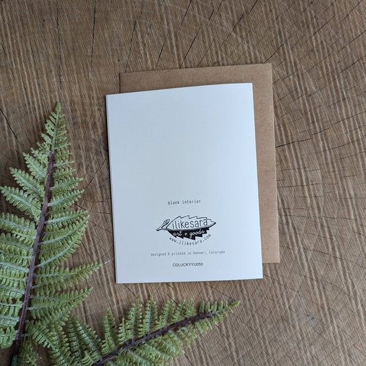 Greeting card | i'm so lucky to have you - love rabbit Valentine - MST Goodsilikesara | art + goods