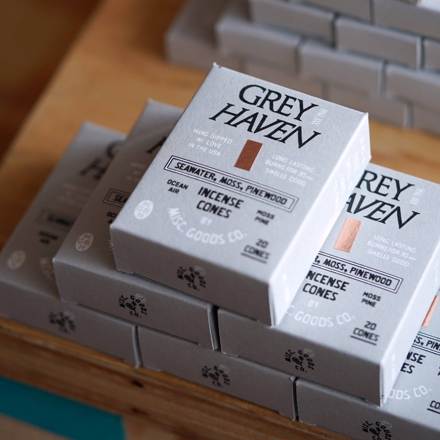 Greyhaven Incense Cones | Handmade | Pine, Moss & Ocean - MST GoodsMisc Goods Co.