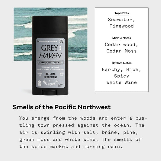 Greyhaven Natural Deodorant | No Aluminum or Parabens - MST GoodsMisc Goods Co.