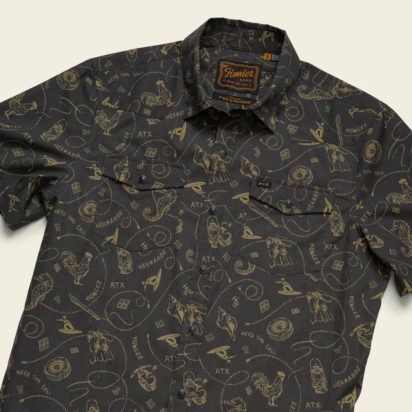H Bar B Snapshirt - MST GoodsShort Sleeve Button Up ShirtHowler Bros