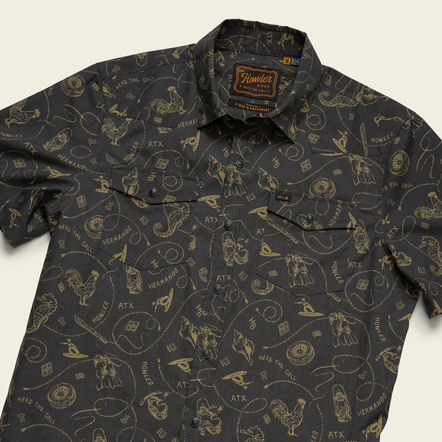 H Bar B Snapshirt - MST GoodsShort Sleeve Button Up ShirtHowler Bros