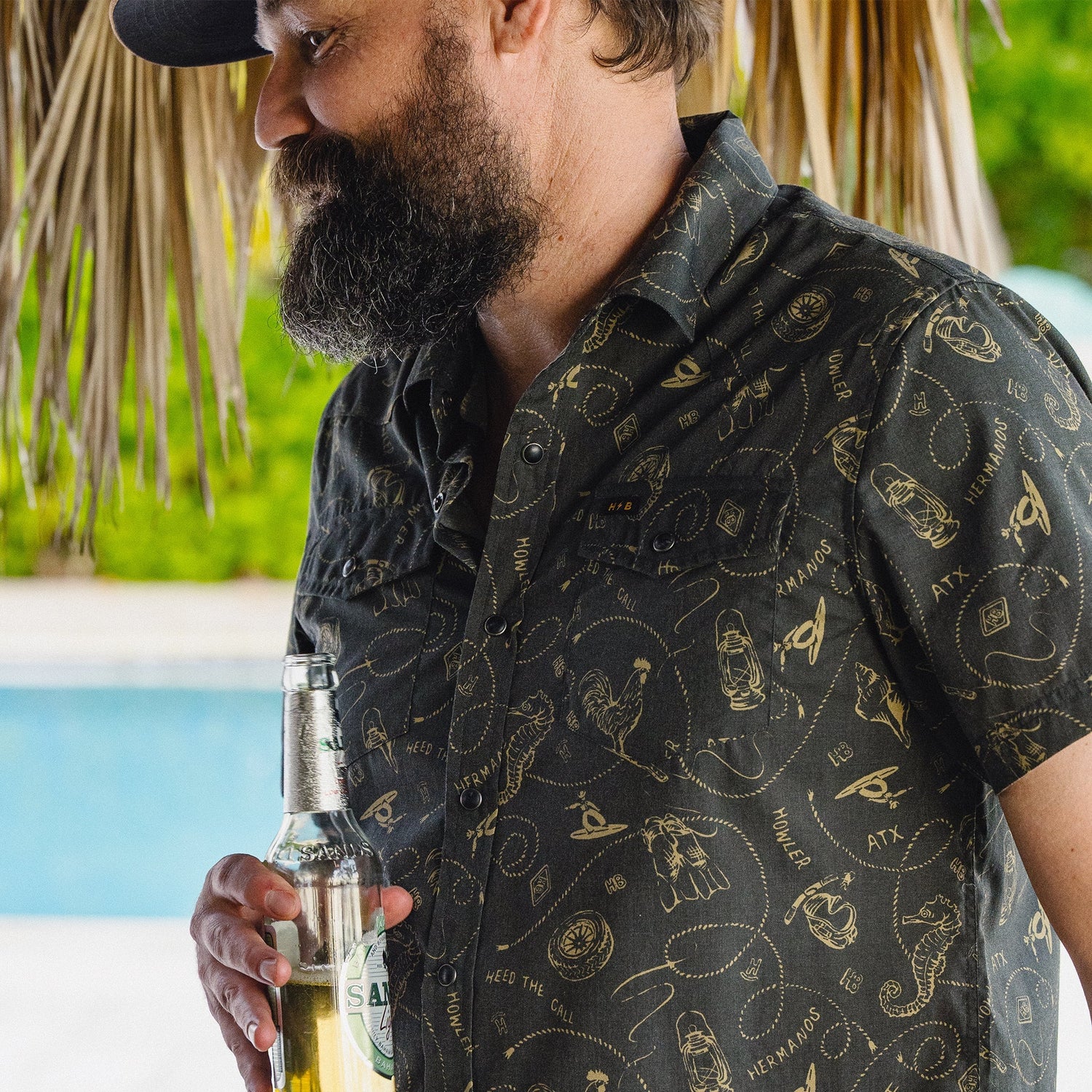 H Bar B Snapshirt - MST GoodsShort Sleeve Button Up ShirtHowler Bros