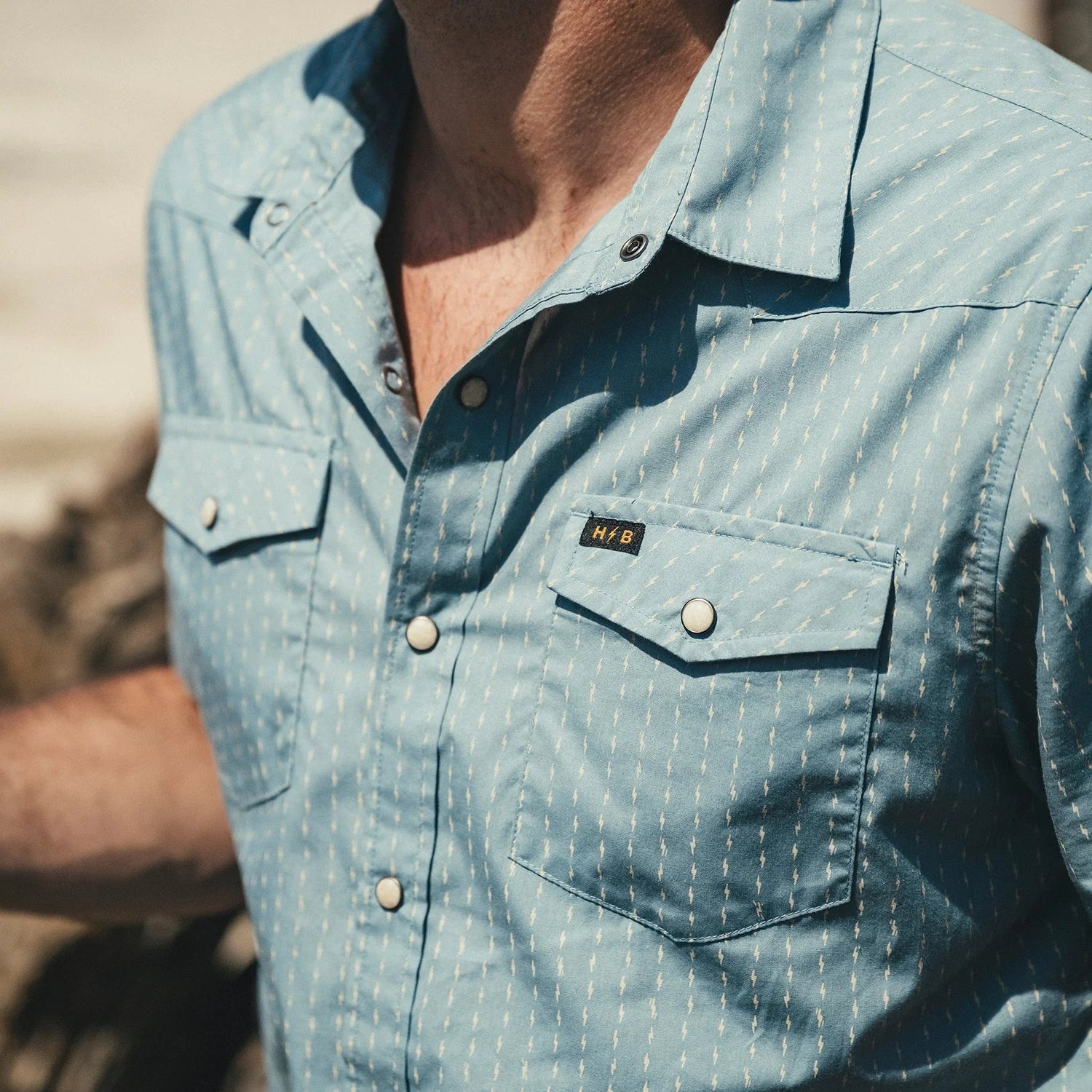 H Bar B Snapshirt - MST GoodsShort Sleeve Button Up ShirtHowler Bros