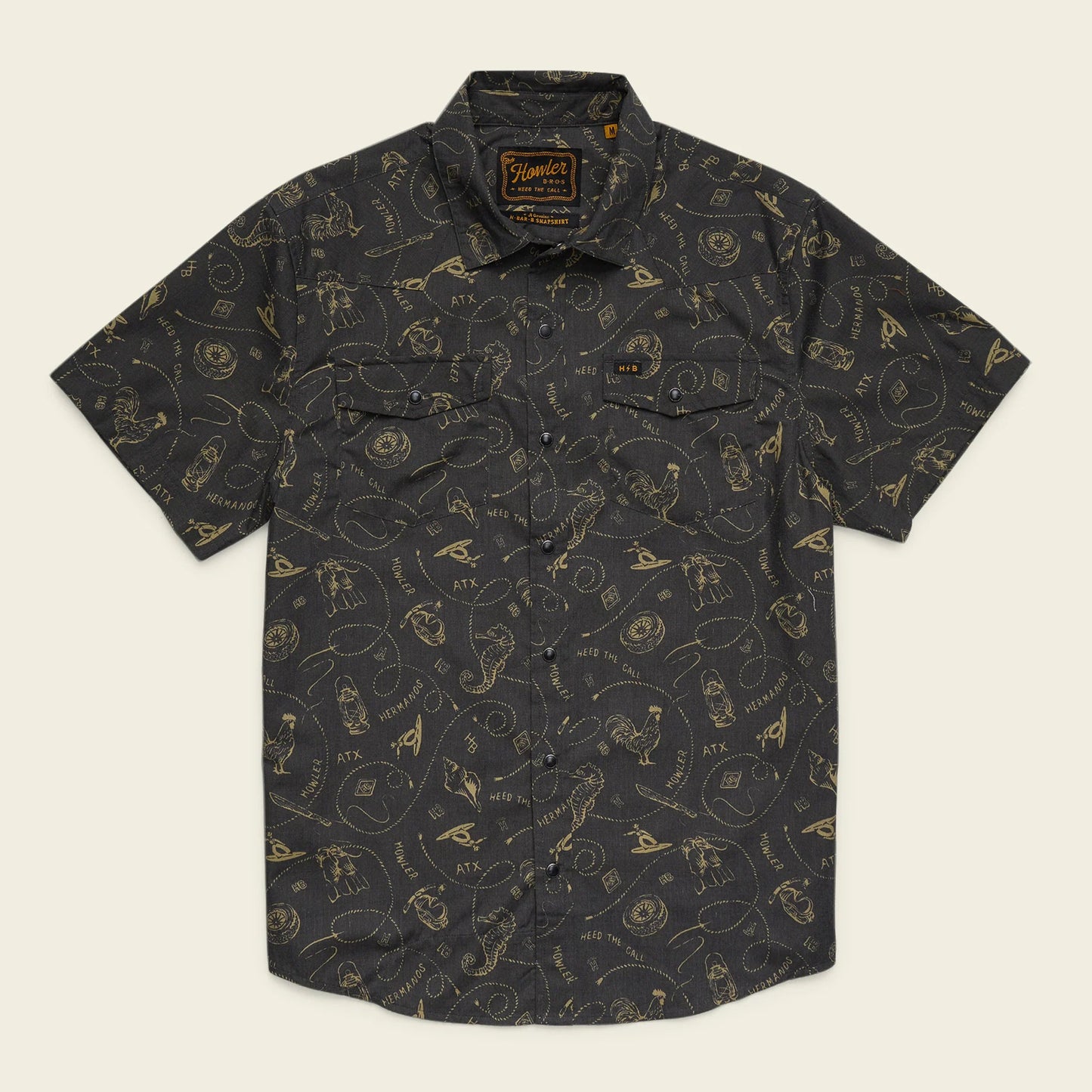 H Bar B Snapshirt - MST GoodsShort Sleeve Button Up ShirtHowler Bros